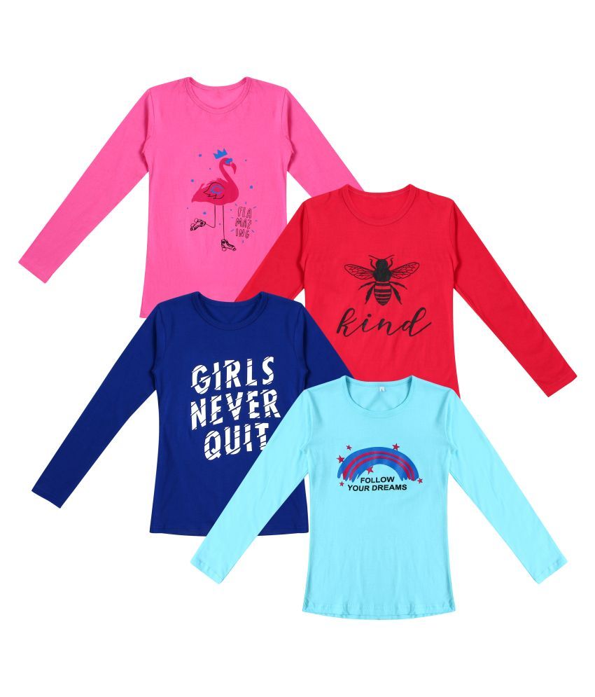     			Diaz Girls 100% Cotton T-Shirts ( Multi )