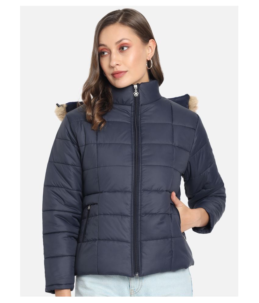 The Dry State Polyester Navy Puffer Single