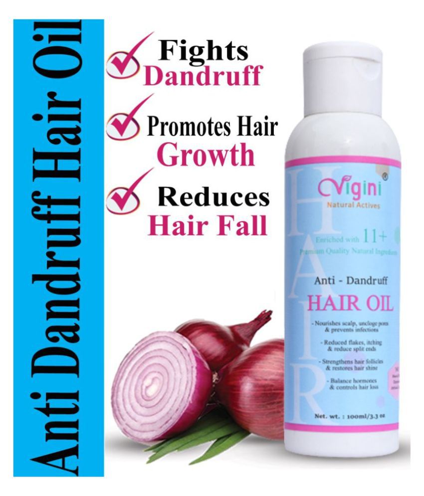    			Vigini Anti Dandruff Oil Onion Oil use Serum Shampoo for hair Fall Oill Deep Conditioner 100 mL