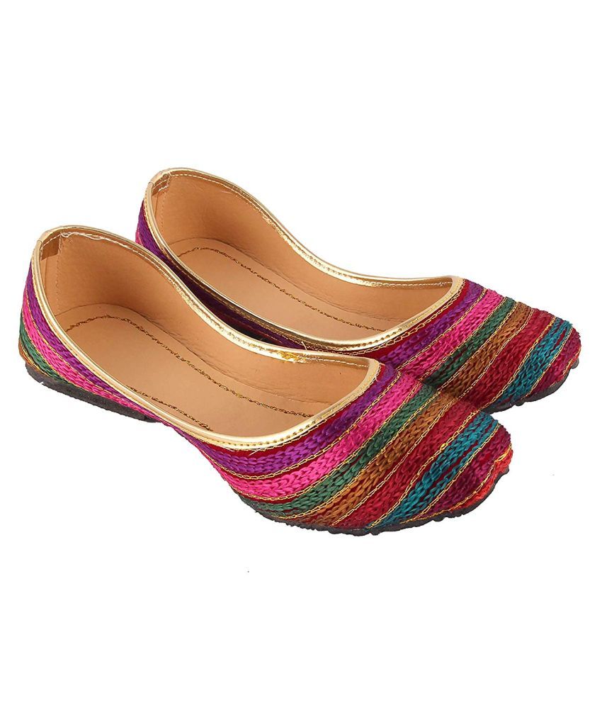     			Raj Multi Color Ethnic Footwear