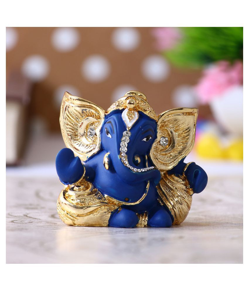     			eCraftIndia Showpiece Resin Ganesha Idol 7 x 4 cms Pack of 1