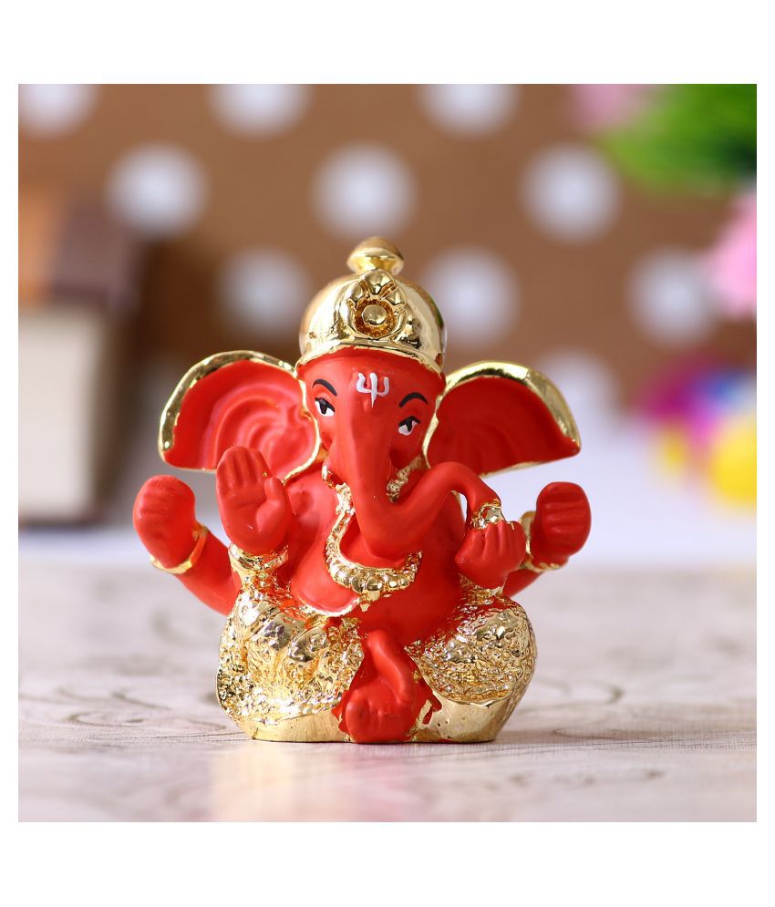     			eCraftIndia Showpiece Resin Ganesha Idol 6 x 3 cms Pack of 1