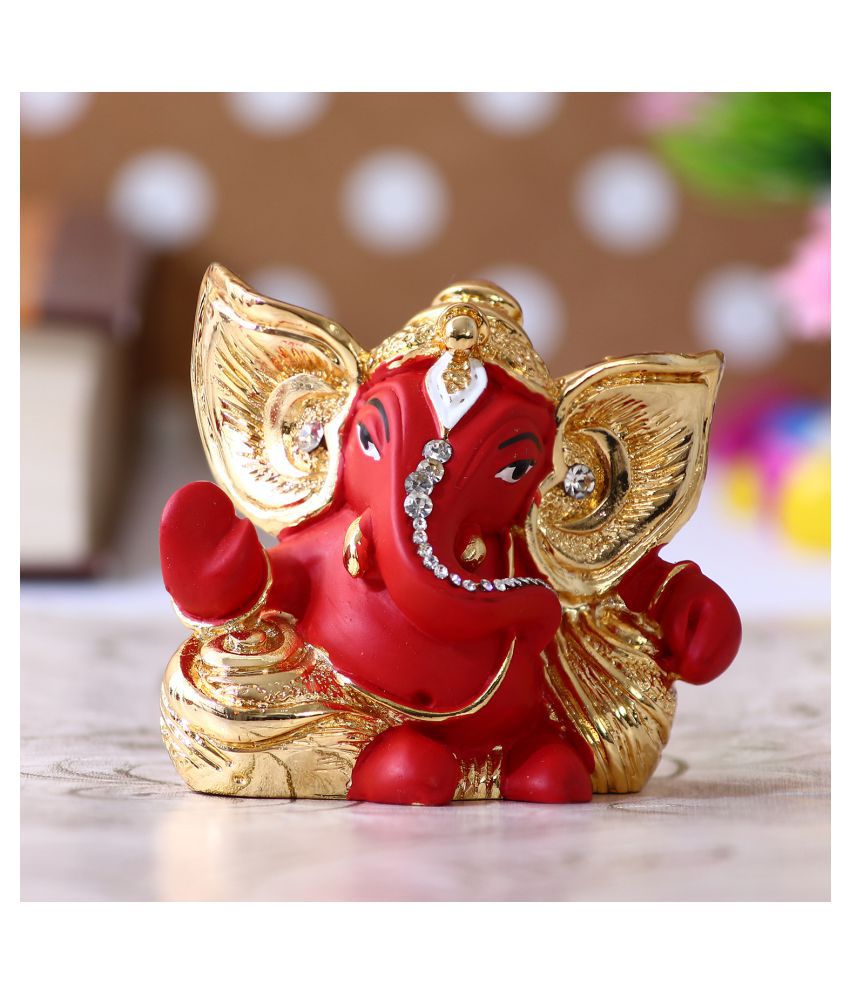     			eCraftIndia Showpiece Resin Ganesha Idol 7 x 4 cms Pack of 1