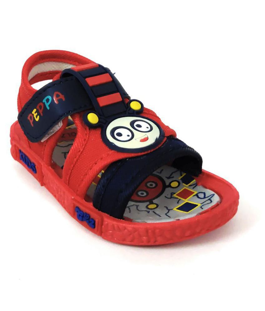 Coolz Kids Chu-Chu Sound Musical First Walking Sandals Baby-2 for Baby Boys and Baby Girls Age 1-2.5 Years