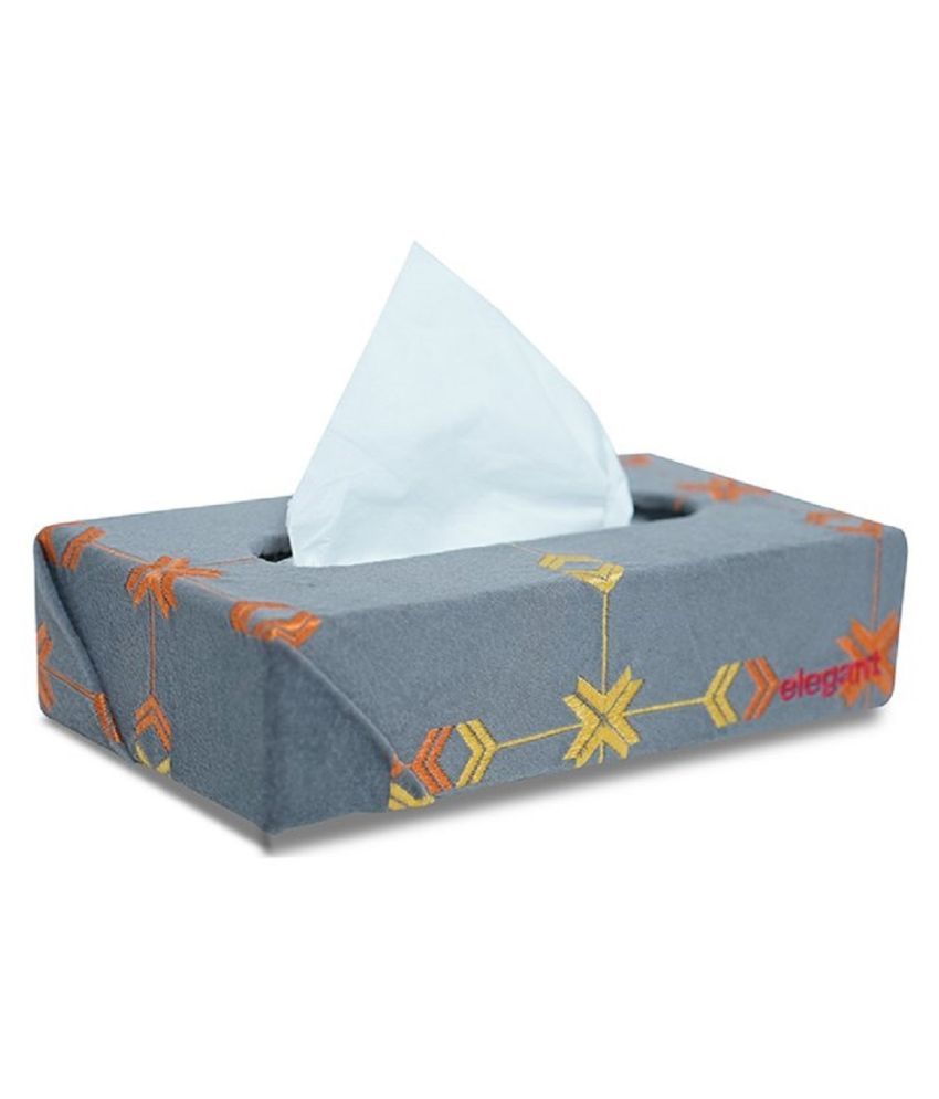 Elegant Car Tissue Dispenser Velvet Grey Buy Elegant Car Tissue