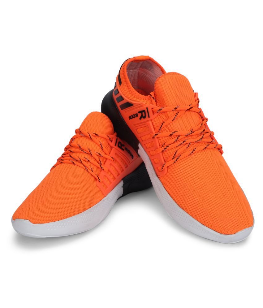 MUTAQINOTI Running Sports Shoes Running Shoes Orange