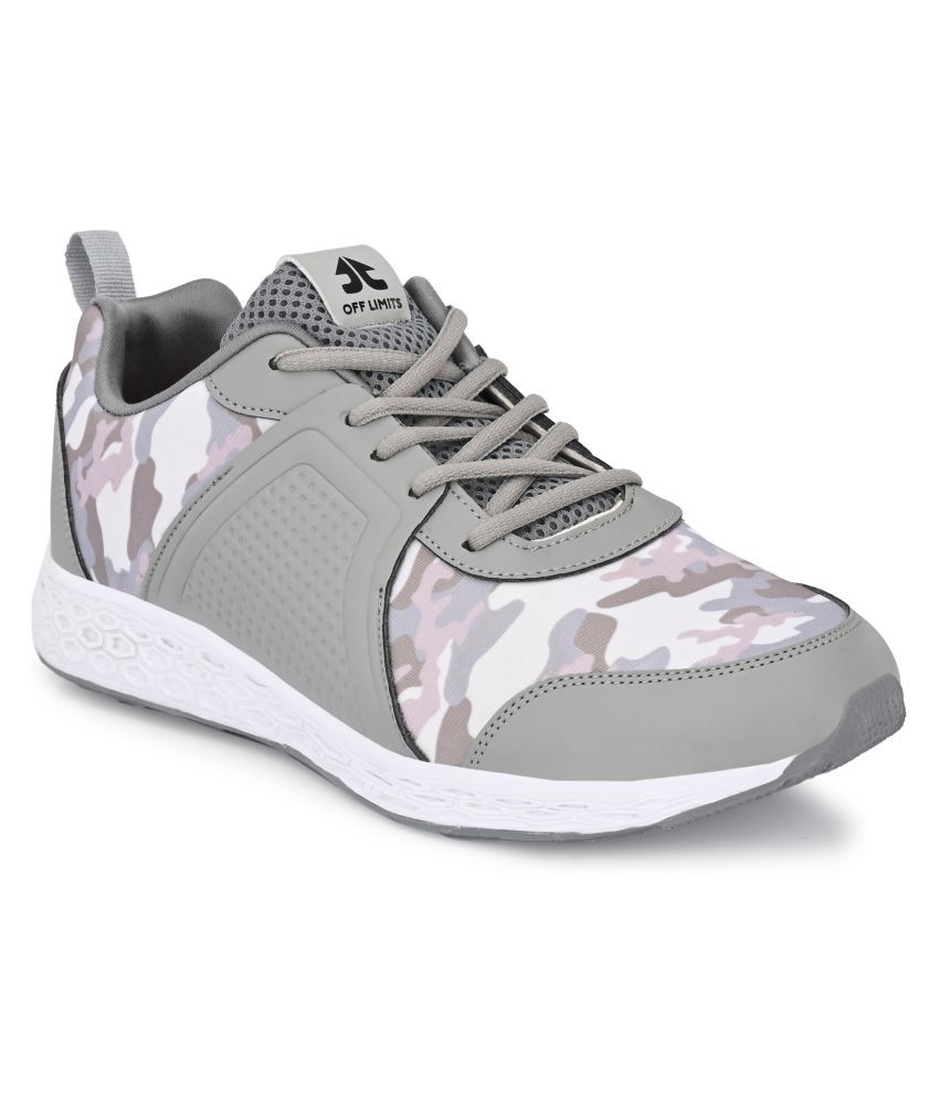     			OFF LIMITS STORM III Gray Running Shoes