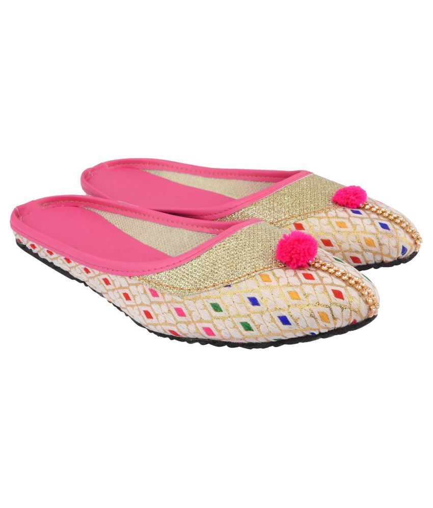     			Raj - Pink Women's Mules