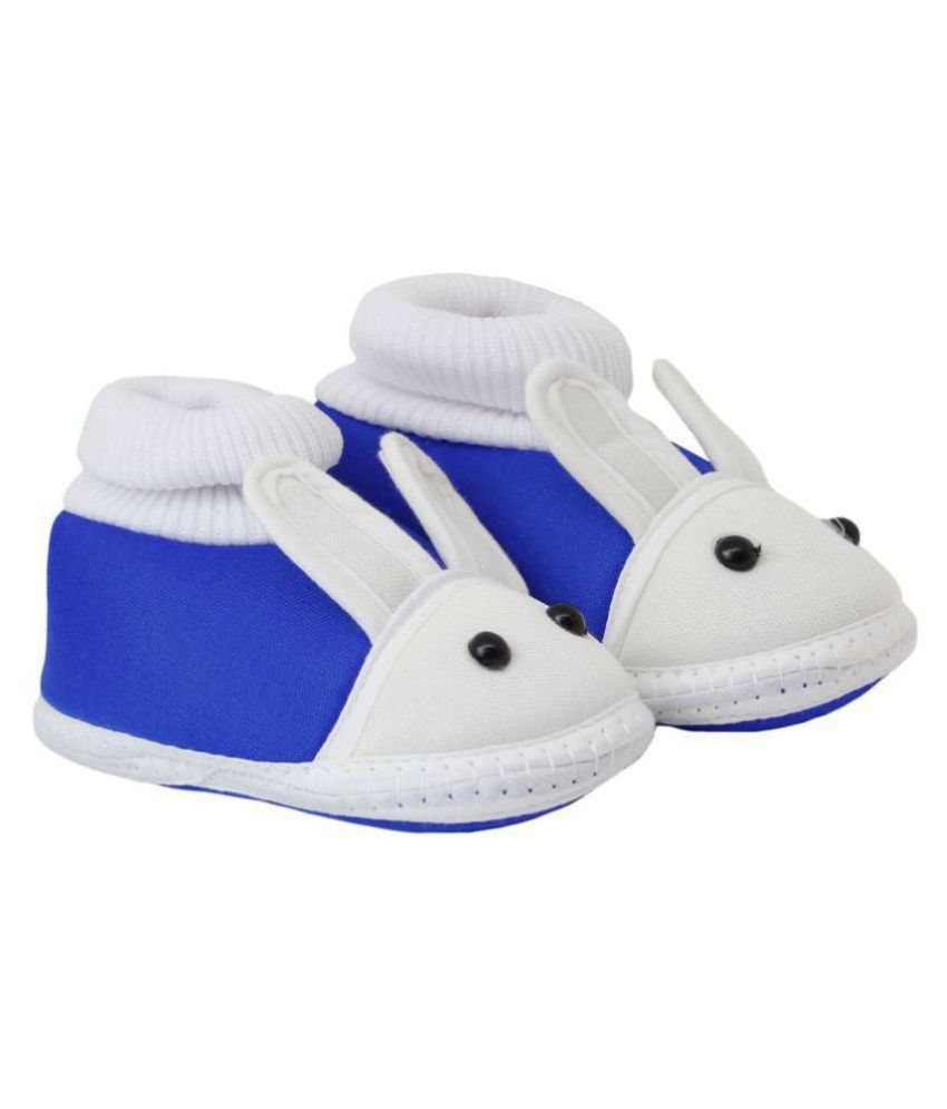     			Neska Moda Baby Unisex Rabbit Mint Booties/Shoes For 0 To 12 Months Infants-BT16