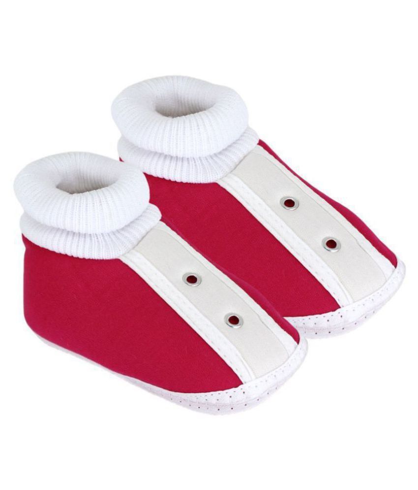     			Neska Moda Baby Unisex Studd Rani Booties/Shoes For 0 To 12 Months Infants-BT77