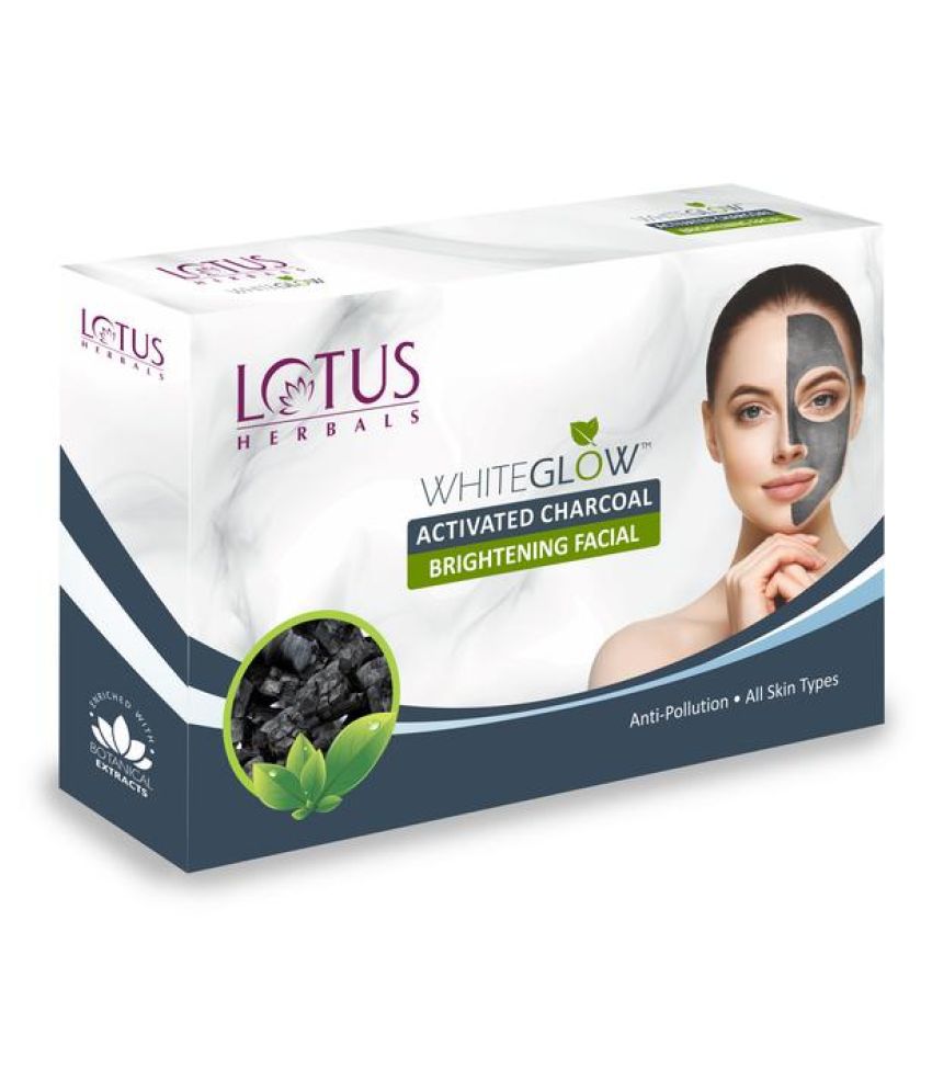     			Lotus Herbals WhiteGlow Activated Charcoal Facial Kit 4in1 188g