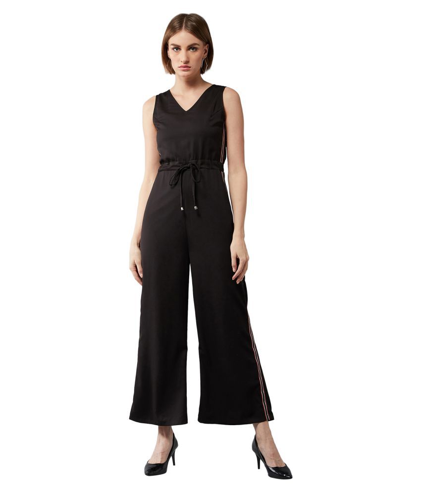     			Miss Chase Black Polyester Jumpsuit -