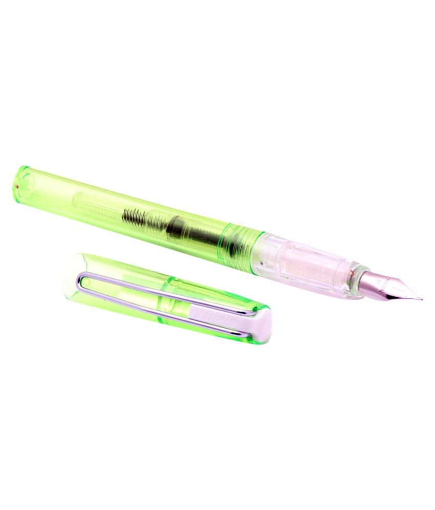     			Exclusive Yiren Bravo Demonstrator Green Extra Fine Nib Fountain Pen New