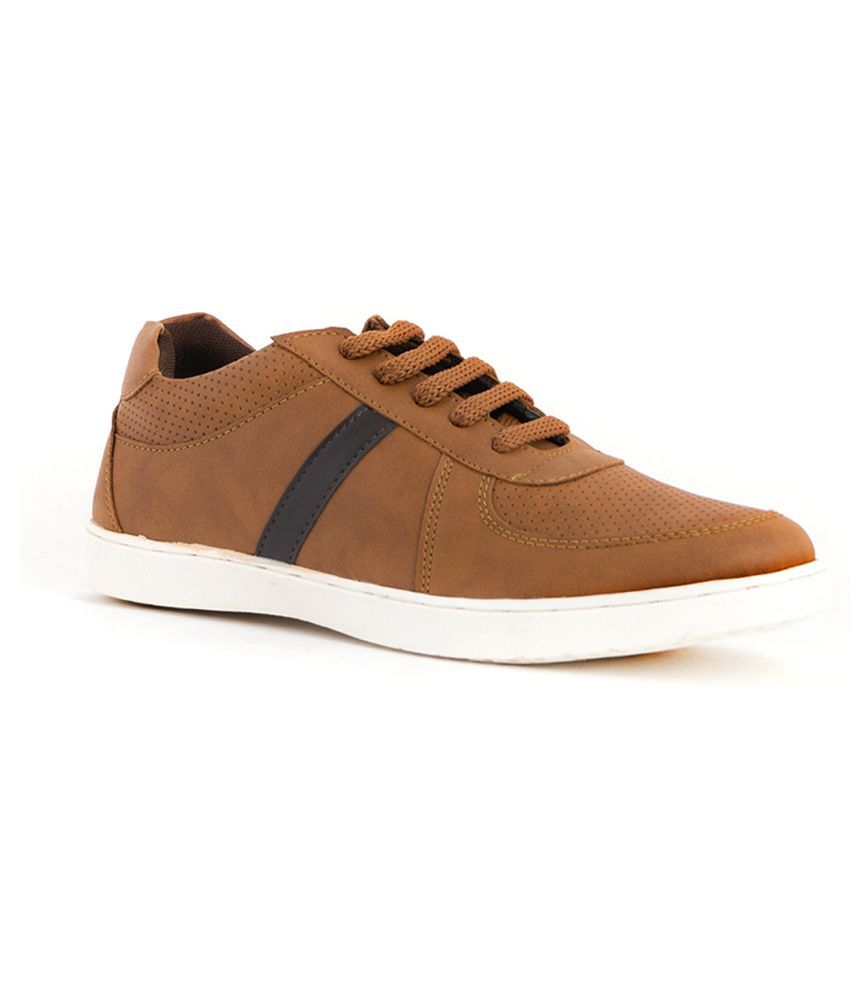     			KHADIM Tan Casual Shoes