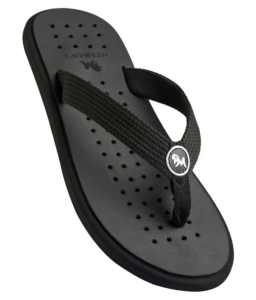 Neemans Black Fabric Thong Flip Flop Buy Neemans Black