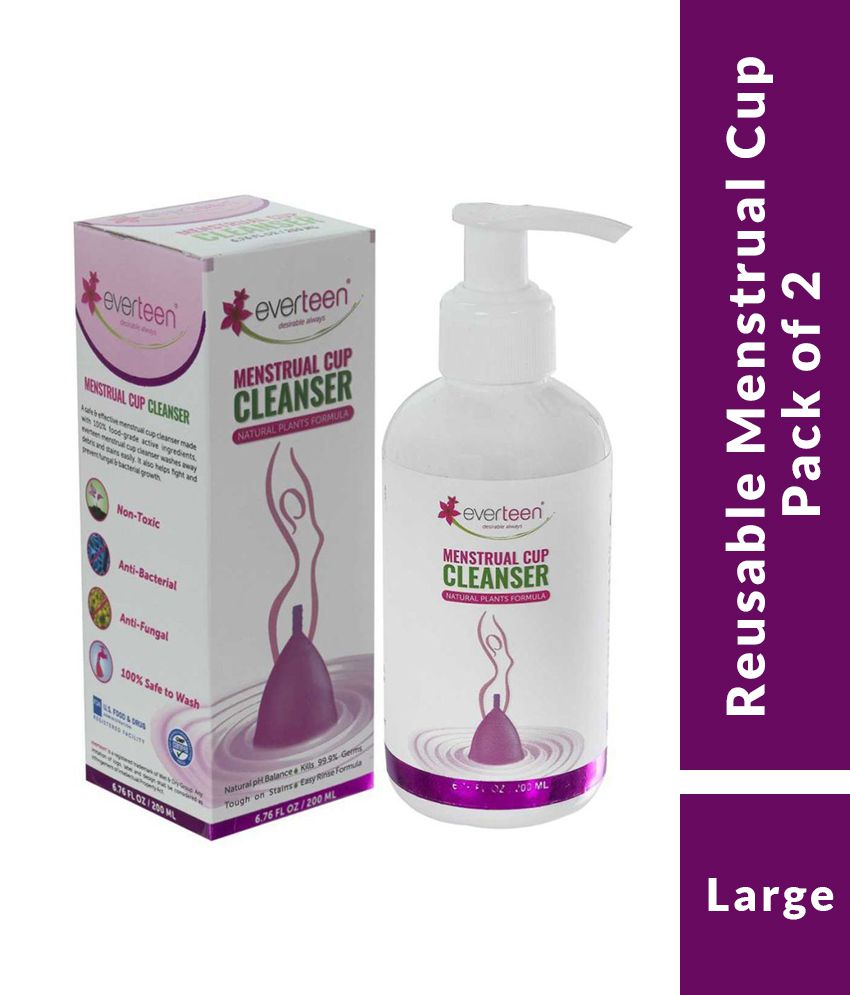     			everteen Menstrual Cup Cleanser With Plants Based Formula for Women - 1 Pack (200ml)