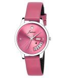 Jainx - Pink Leather Analog Womens Watch