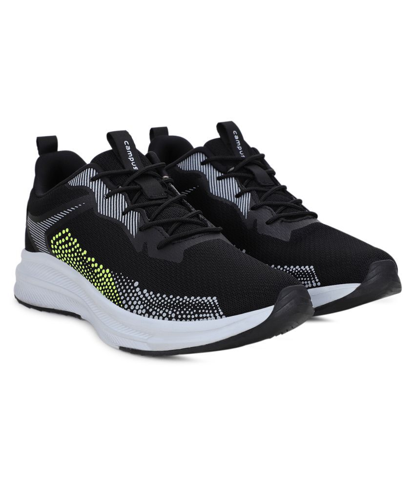 Campus DAPPER Black Running Shoes