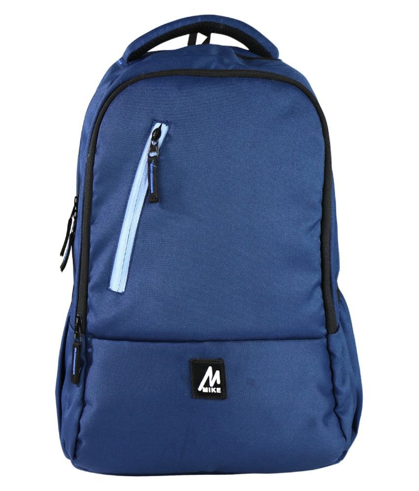     			MIKE 22 Ltrs Blue School Bag for Boys & Girls
