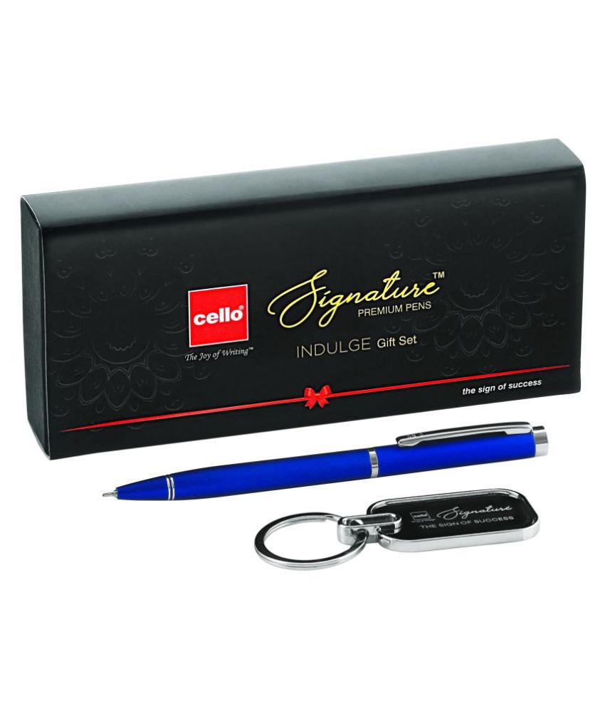    			Cello Signature Indulge Special Giftset | High-end metallic pen and a keychain | Ideal for gifting