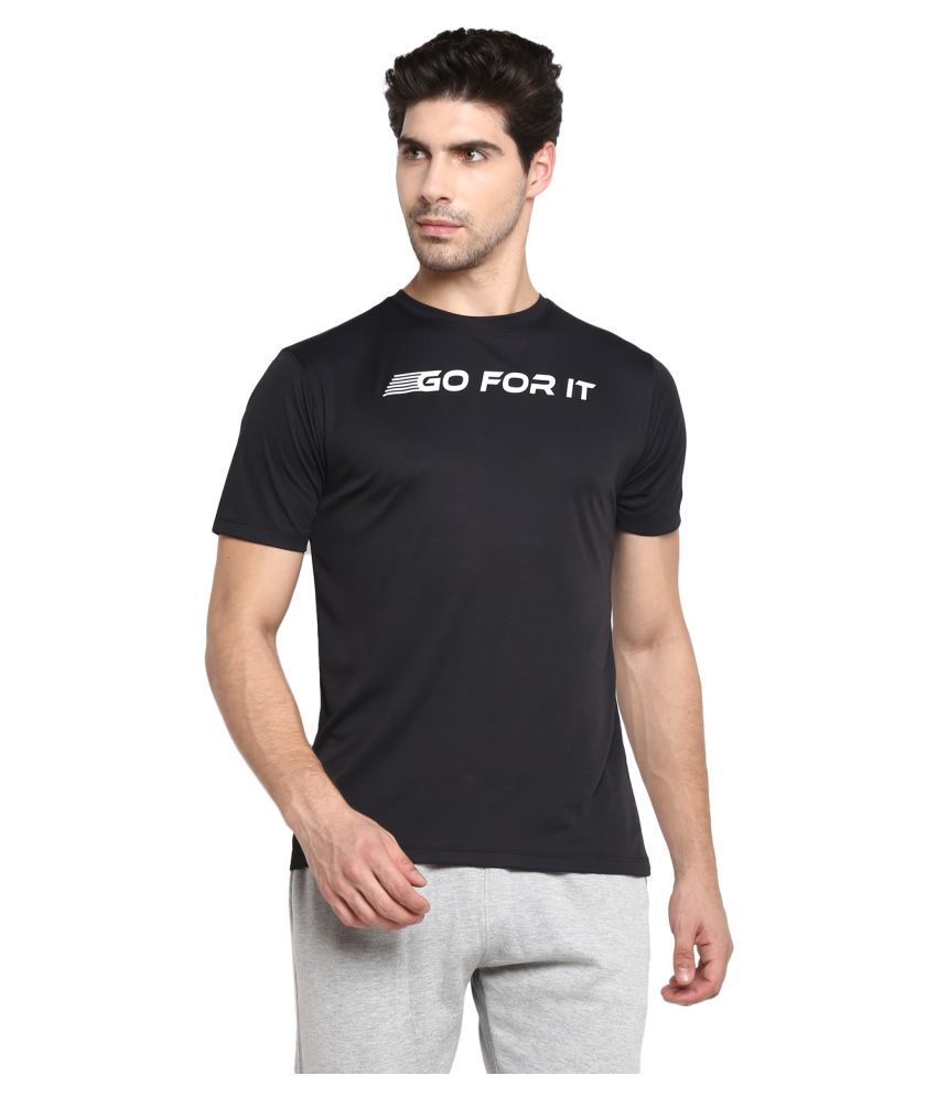     			OFF LIMITS - Black Polyester Regular Fit Men's Sports T-Shirt ( Pack of 1 )