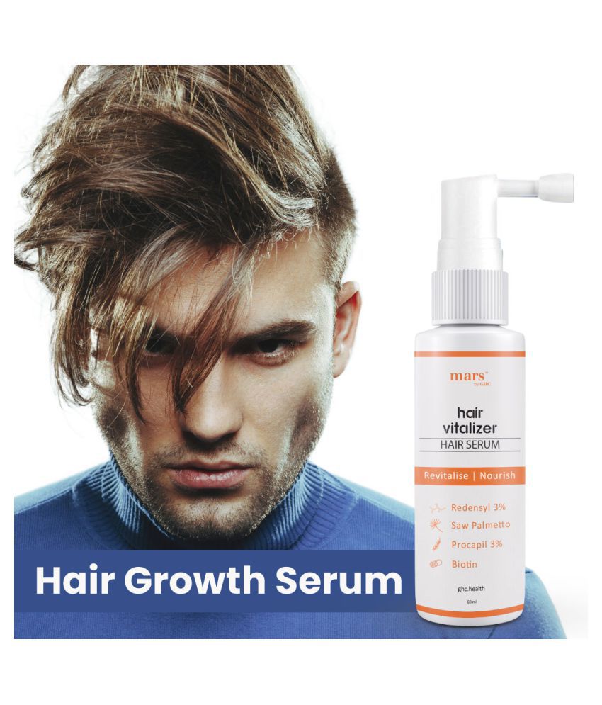 mars by GHC Procapil Hair Growth Vitalizer (60 ml - Pack of 1) | Prevents Hair Fall, Promotes Hair Growth & Nourishes Hair Follicles | Powered With 3% Redensyl | Paraben, SLS & Sulfate Free
