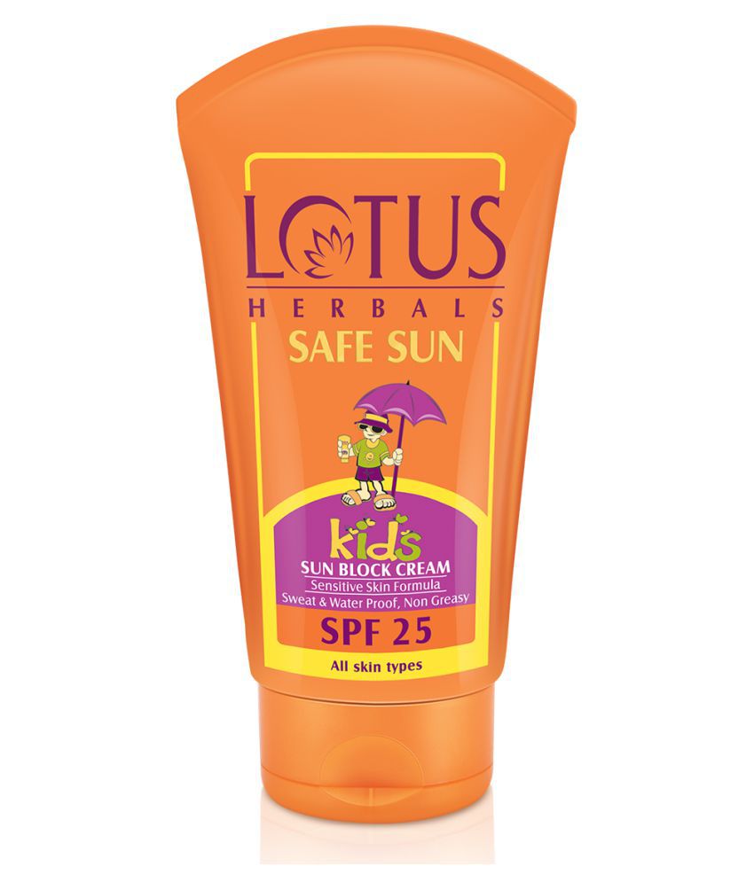     			Lotus Herbals Safesun Kids Sun Block Cream Spf, 25 50 g
