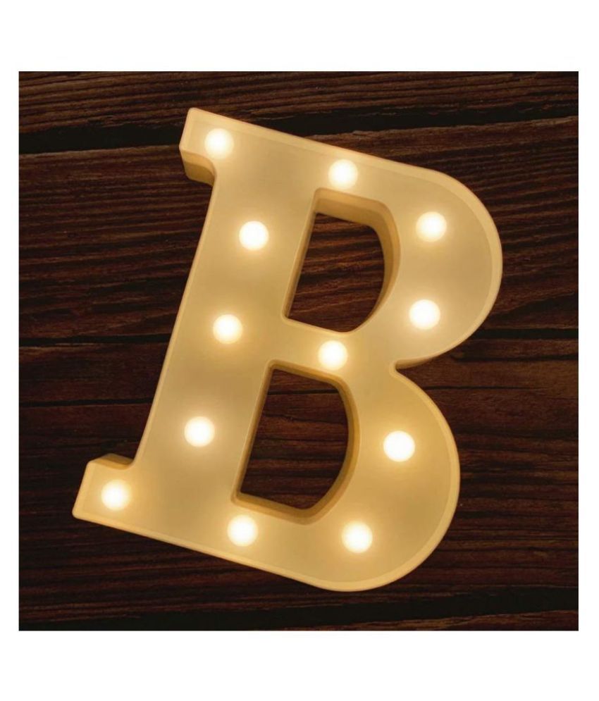     			MIRADH LED Marquee Letter Light,(Letter-B) LED Strips