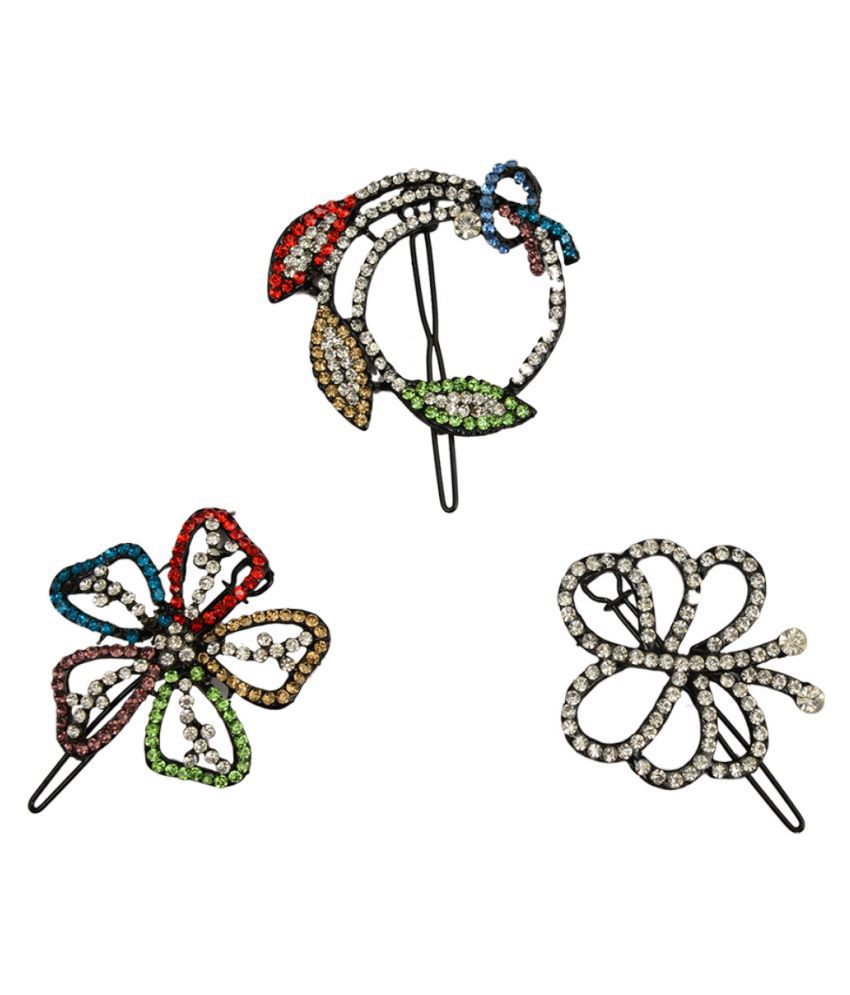 Rabia Taj Pearl designer Hair clips: Buy Online at Low Price in India -  Snapdeal