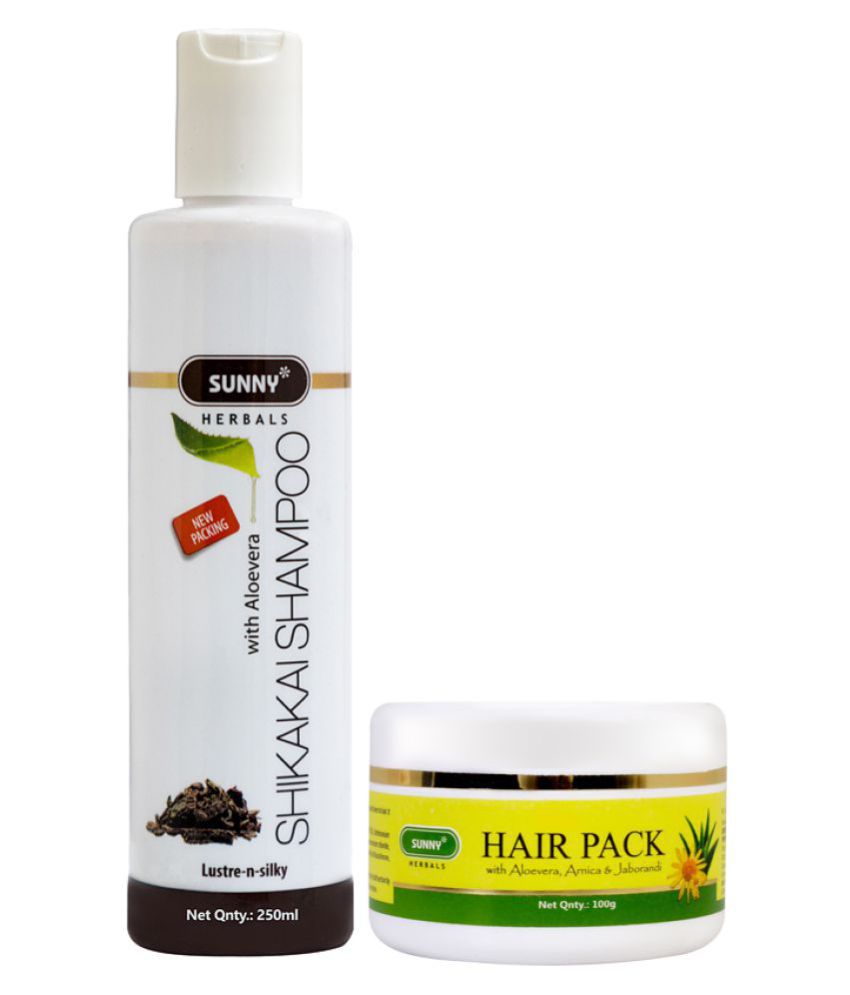    			SUNNY HERBALS Hair Pack 100 gm and Shikakai Shampoo 250 mL