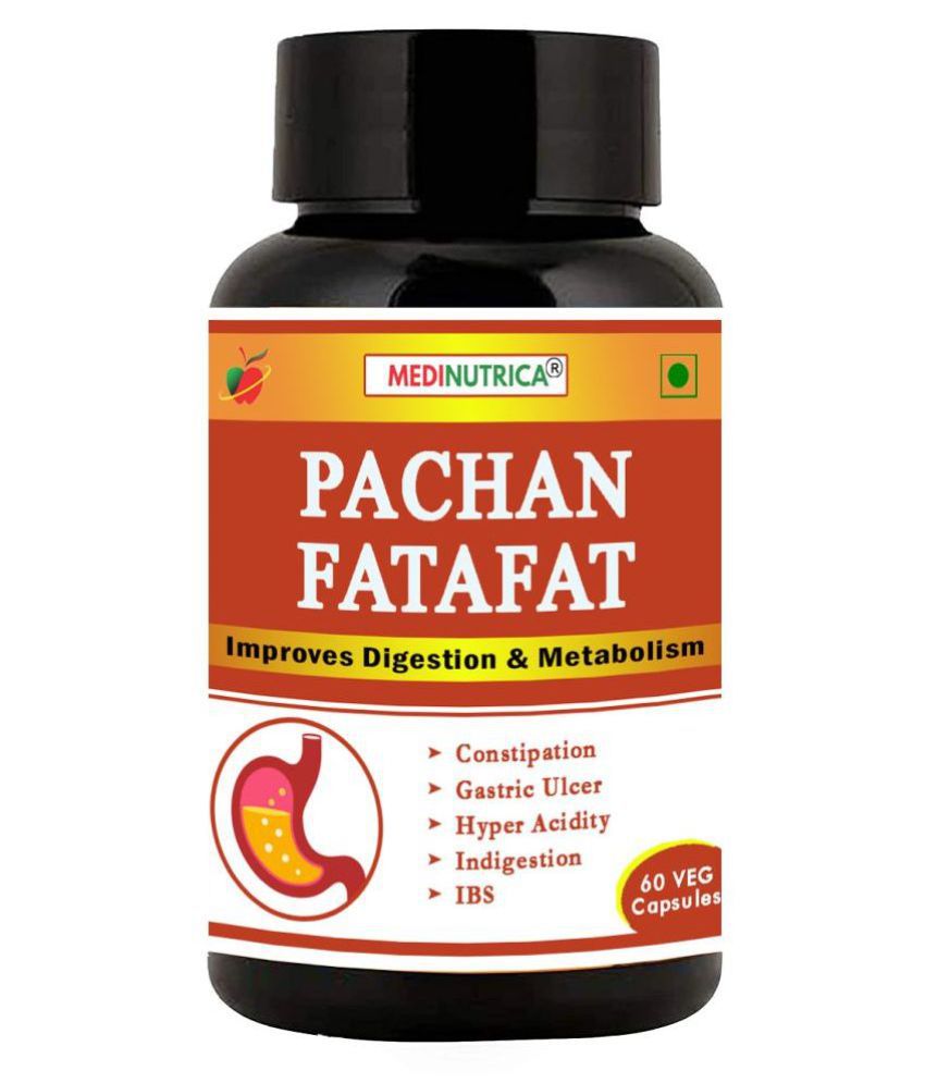 Medinutrica Pachan Fatafat Digestion Capsule 60 no.s Pack Of 1