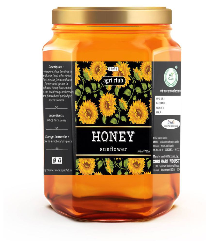     			AGRI CLUB Sunflower Honey 500 g