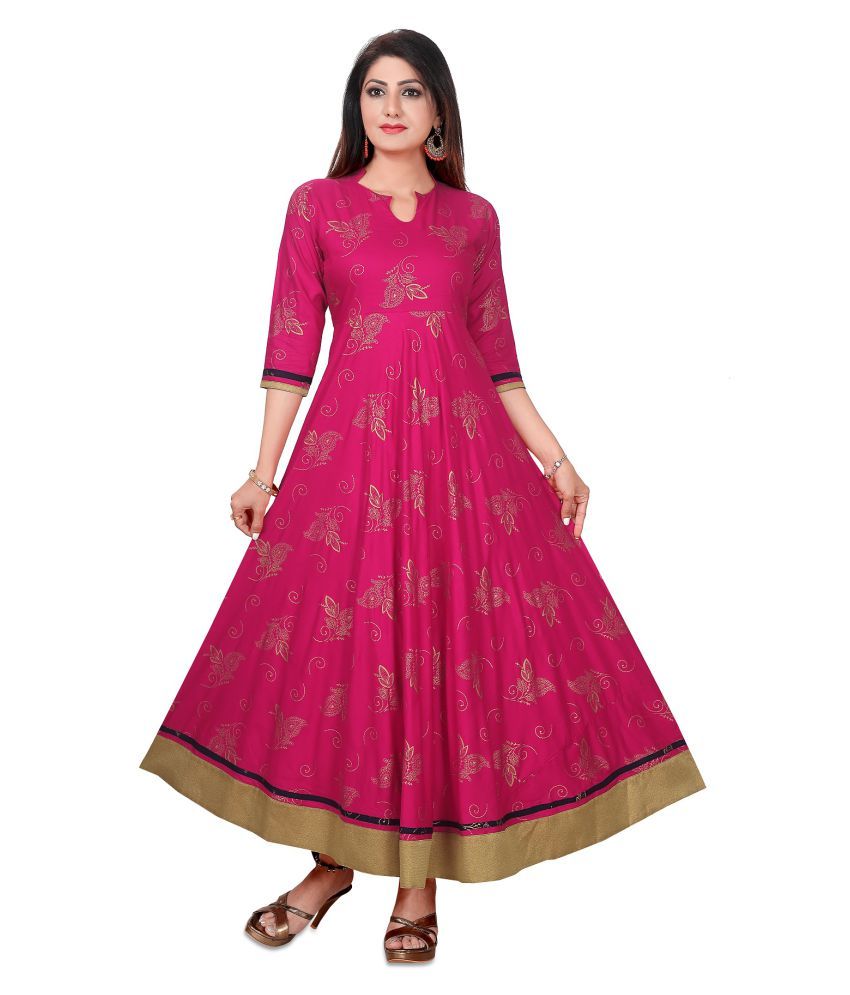 Nawabi Fashion Black Georgette Anarkali Kurti  Buy Nawabi Fashion Black  Georgette Anarkali Kurti Online at Best Prices in India on Snapdeal