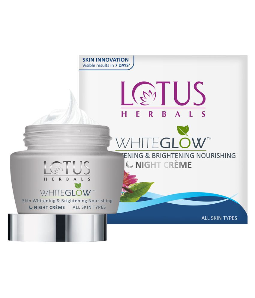     			Lotus Herbals Whiteglow Skin Whitening & Brightening Nourishing Night Cream, 60g