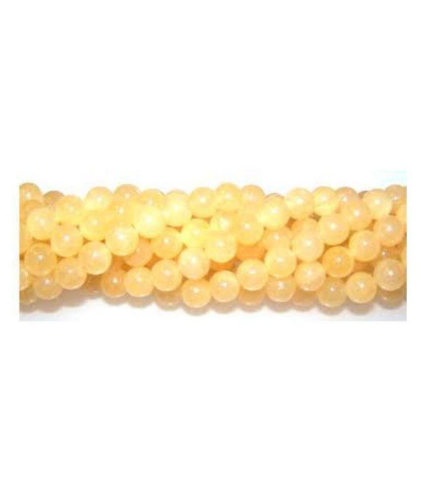     			8 mm Yellow Calcite Natural agate stone Bracelet