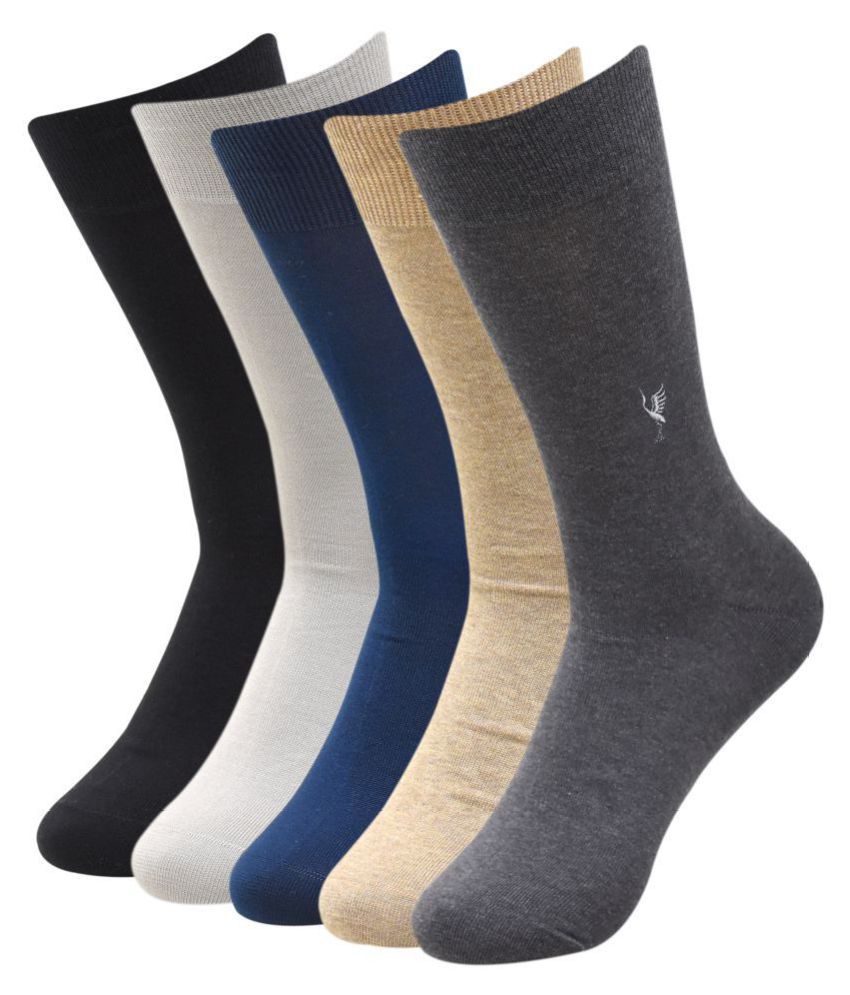 Balenzia Cotton Formal Mid Length Socks Pack of 5