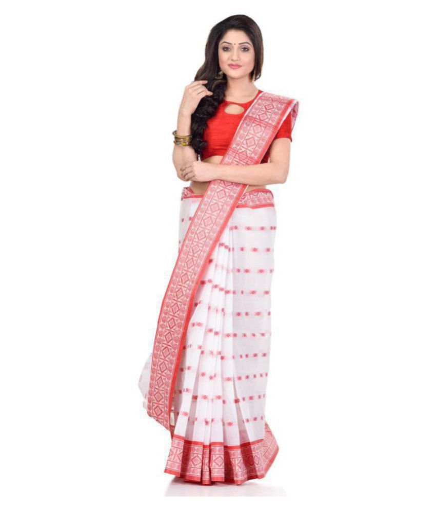     			Desh Bidesh - Multicolor Cotton Saree Without Blouse Piece (Pack of 1)