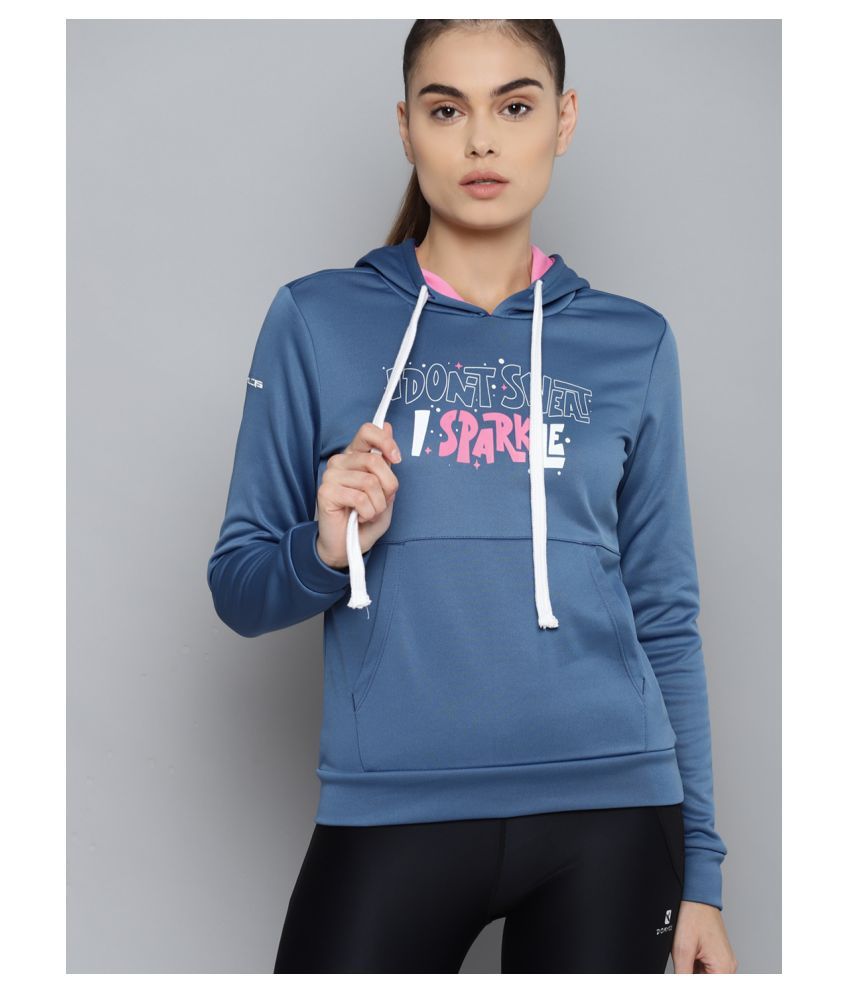     			Alcis - Blue Polyester Women's Sweatshirt