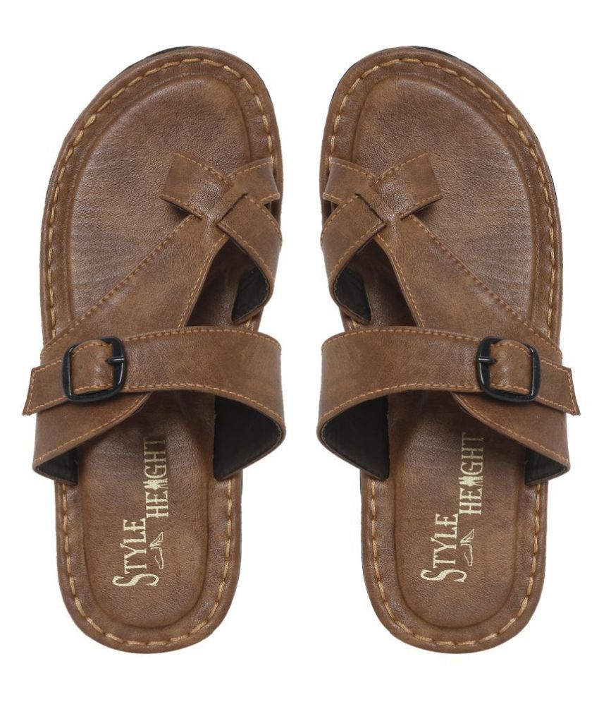     			Style Height Brown Flip Flops