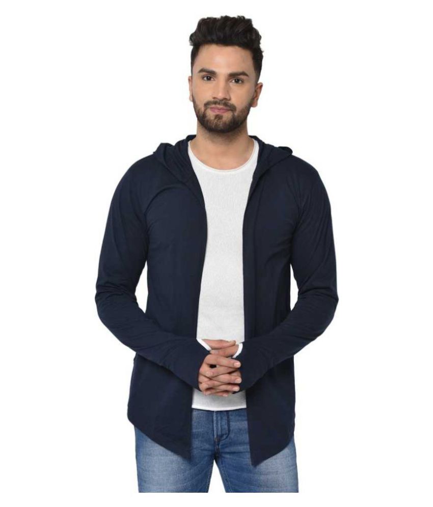     			Glito - Navy Cotton Men's Cardigans Sweater ( Pack of 1 )