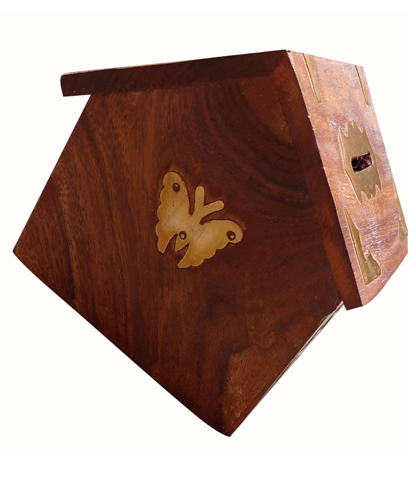     			SWH Brown Wood Piggy Bank - Pack of 1