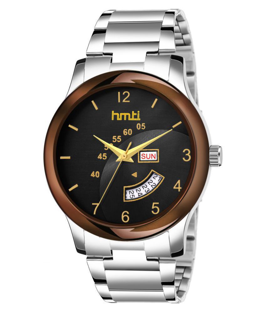     			HMTI 2227 Day&Date Stainless Steel Analog Men's Watch