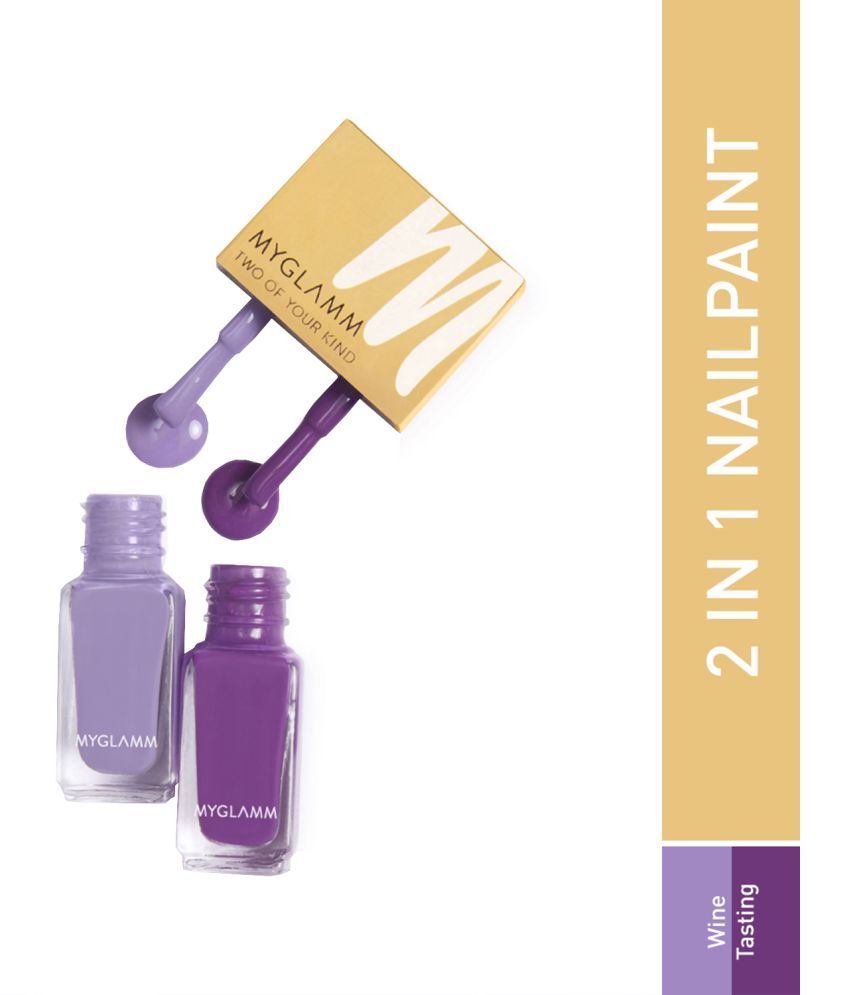     			MyGlamm 2IN1 Nail Paint-Wine Tasting -10ml