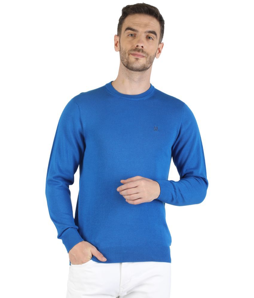     			Monte Carlo Blue Round Neck Sweater