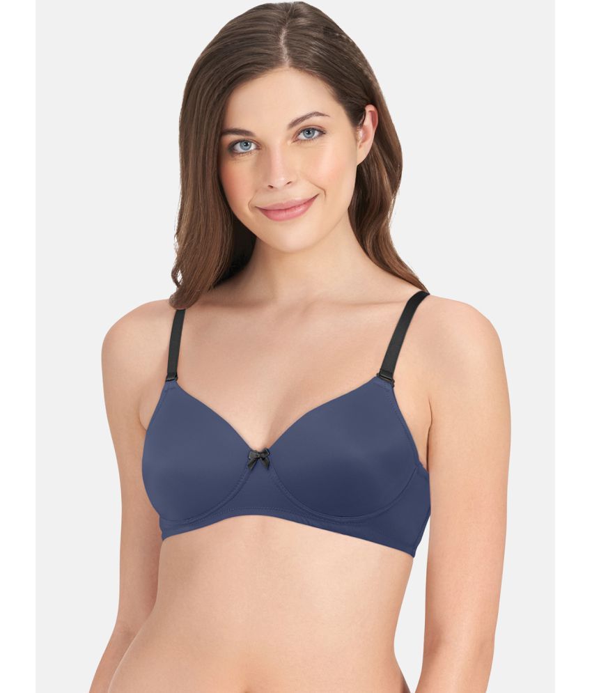     			Amante Polyamide Lightly Padded Women's T-Shirt Bra ( Blue )