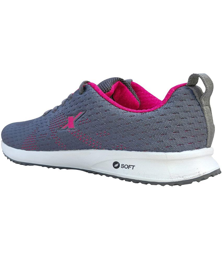 sparx women grey running shoes