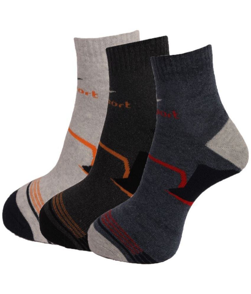    			Dollar Socks Cotton Casual Ankle Length Socks Pack of 3