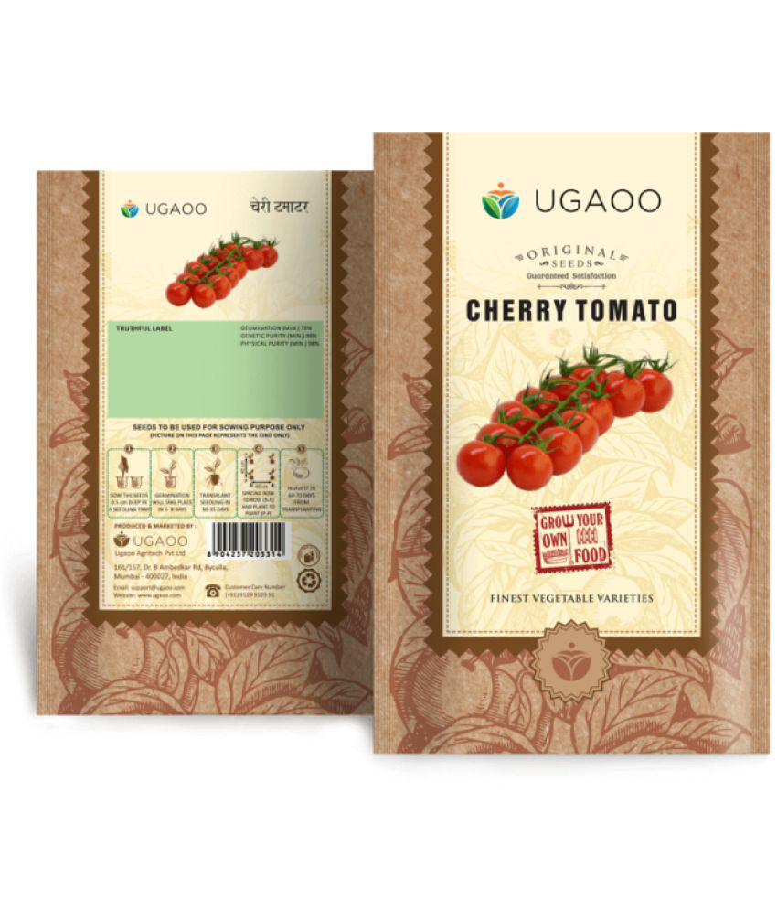     			Ugaoo Cherry Tomato Seeds (200mg, 50 Seeds)