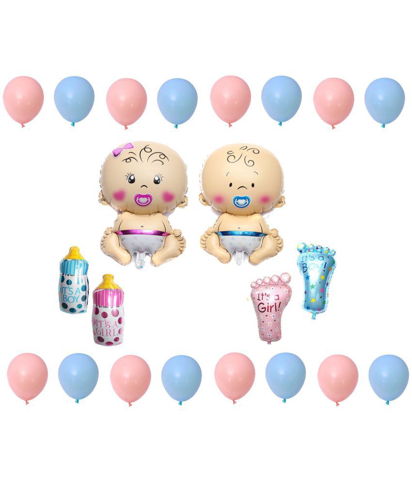     			Balloon Junction Themez Only Baby Shower Party Decoration (Combo 1) - Total Pack of 26 pcs