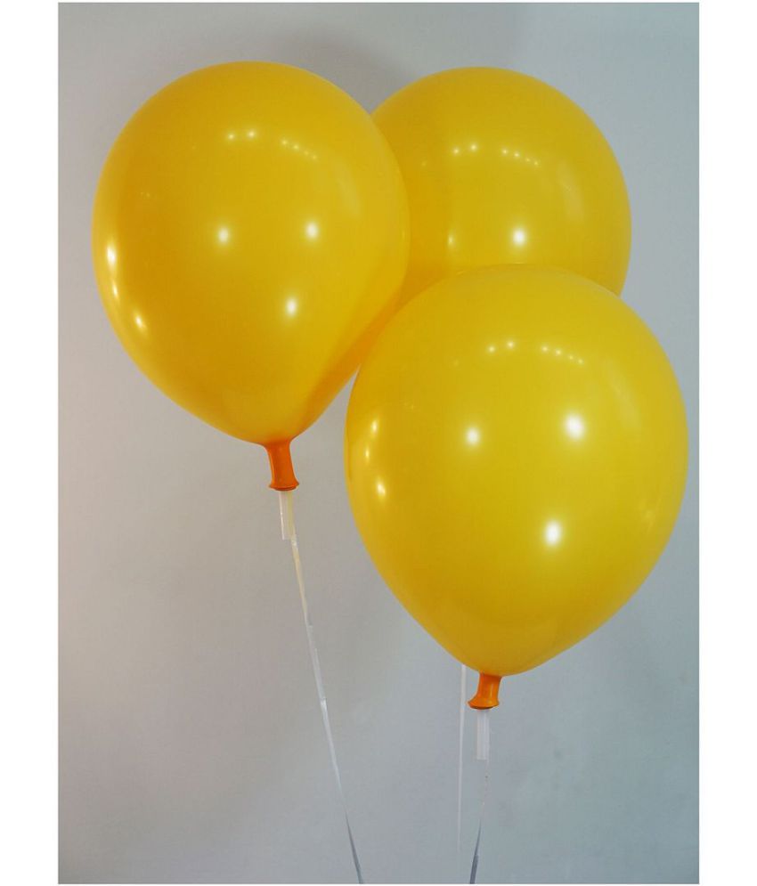     			Balloon Junction Themez Only Pastel Color Balloons for Party Decoration -(Marigold) Pack of 50 pcs